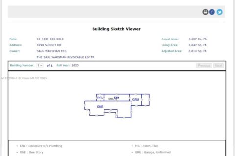 House in Miami, Florida 4 bedrooms, 264.96 sq.m. № 1694704 - photo 29