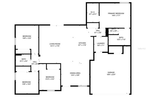 Casa en venta en Port Charlotte, Florida, 4 dormitorios, 149.2 m2 № 1904223 - foto 29