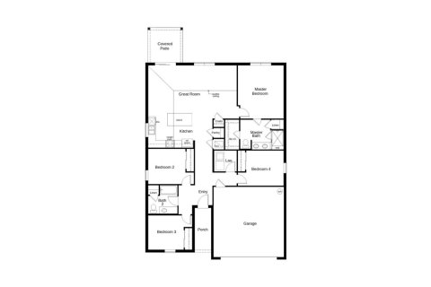 Townhouse floor plan «159SQM 57», 4 bedrooms in WILLIAMS POINTE