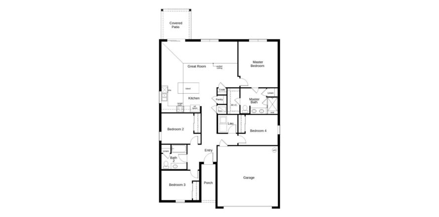 Townhouse in WILLIAMS POINTE in Seffner, Florida 4 bedrooms, 159 sq.m. № 60486