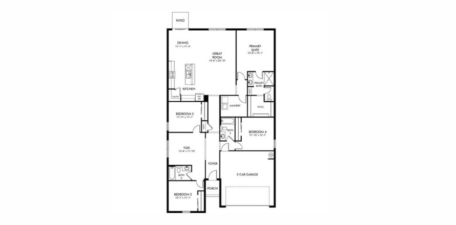 House in Bartow, Florida 4 bedrooms, 203.73 sq.m. № 1793083