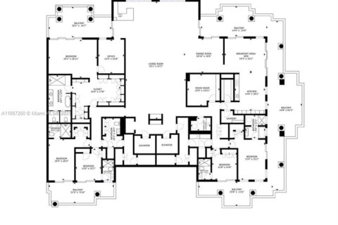 Купить кондоминиум в Майами-Бич, Флорида 5 спален, 708.84м2, № 1941925 - фото 11