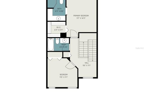 Adosado en venta en Tampa, Florida, 2 dormitorios, 118.73 m2 № 1830108 - foto 5