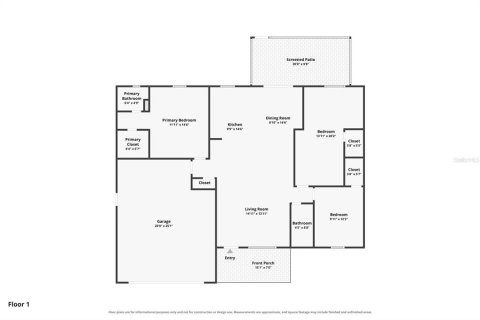 Villa ou maison à vendre à Edgewater, Floride: 3 chambres, 129.13 m2 № 2399569 - photo 24