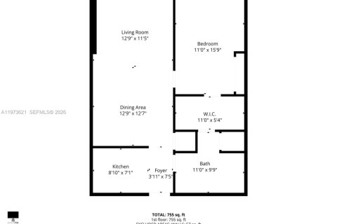 Купить кондоминиум в Майами, Флорида 1 спальня, 76.27м2, № 2041330 - фото 7