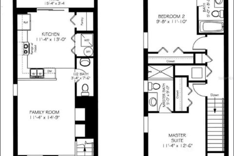 Touwnhouse à louer à Tampa, Floride: 2 chambres, 110.74 m2 № 2384284 - photo 10