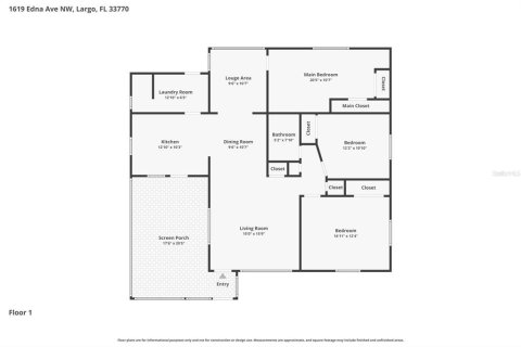 Villa ou maison à vendre à Largo, Floride: 3 chambres, 131.18 m2 № 2123943 - photo 21