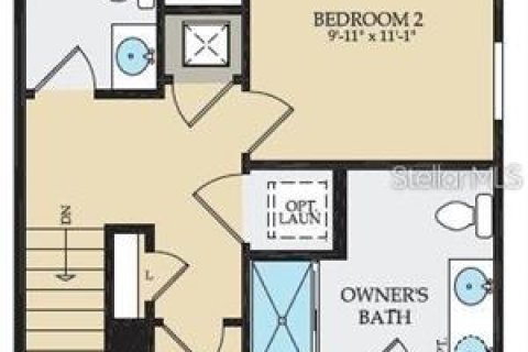 Touwnhouse à louer à Riverview, Floride: 2 chambres, 122.63 m2 № 2285686 - photo 22