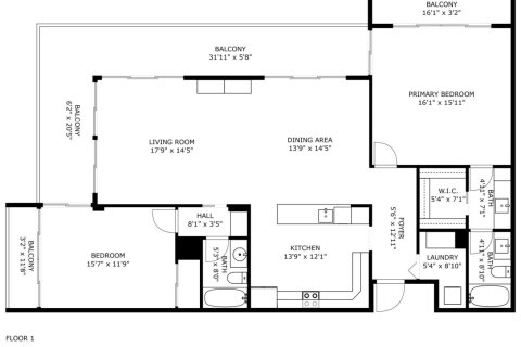 Copropriété à louer à Hutchinson Island South, Floride: 2 chambres, 133.41 m2 № 1102220 - photo 1