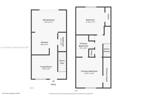 Condominio en venta en Hialeah, Florida, 2 dormitorios, 78.78 m2 № 1971464 - foto 23