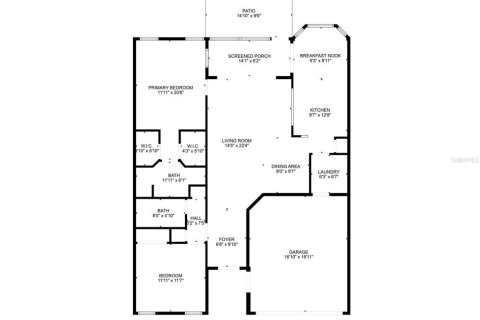 House in Spring Hill, Florida 2 bedrooms, 120.59 sq.m. № 1903967 - photo 2