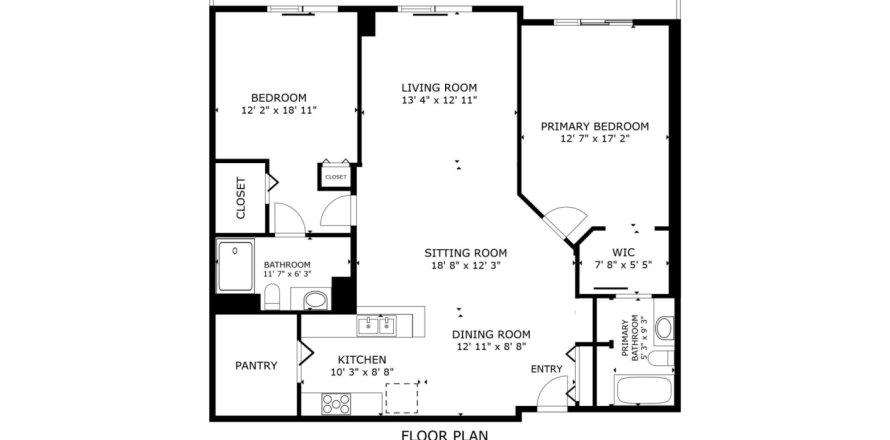 Condo in Boca Raton, Florida, 2 bedrooms  № 1075796