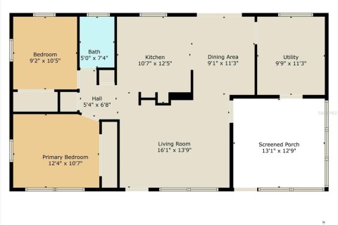 Villa ou maison à vendre à Dunnellon, Floride: 2 chambres, 100.06 m2 № 1907517 - photo 4