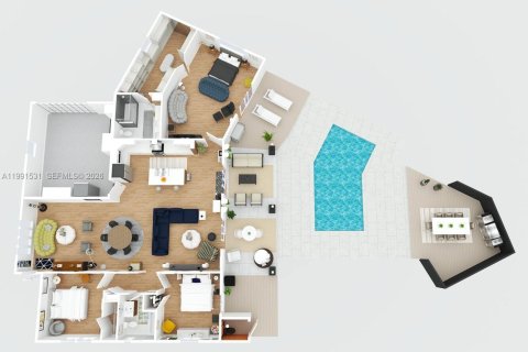 Купить виллу или дом в Майами-Шорс, Флорида 3 спальни, 207.36м2, № 2059409 - фото 3