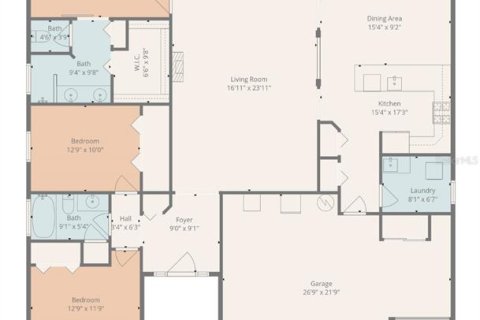 House in Ocala, Florida 3 bedrooms, 166.67 sq.m. № 2205263 - photo 4