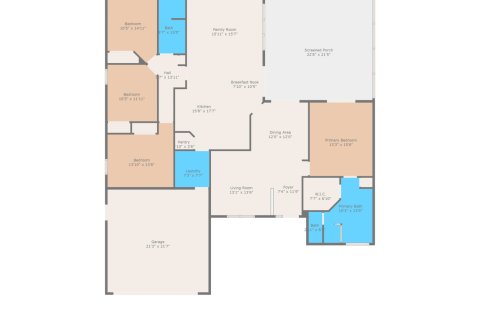 House in Wesley Chapel, Florida 4 bedrooms, 206.89 sq.m. № 1772840 - photo 3