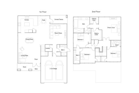 Townhouse floor plan «266SQM Fontana», 4 bedrooms in MARBELLA