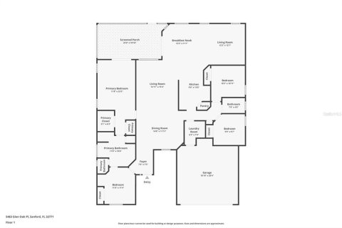 Villa ou maison à vendre à Sanford, Floride: 4 chambres, 181.9 m2 № 2277551 - photo 29