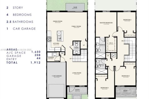 Купить таунхаус в Хомстед, Флорида 4 спальни, № 2022516 - фото 3