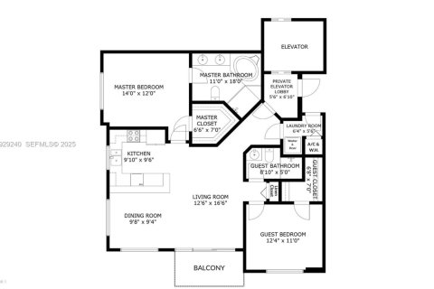 Купить кондоминиум в Корал-Гейблс, Флорида 2 спальни, 109.72м2, № 1988500 - фото 25