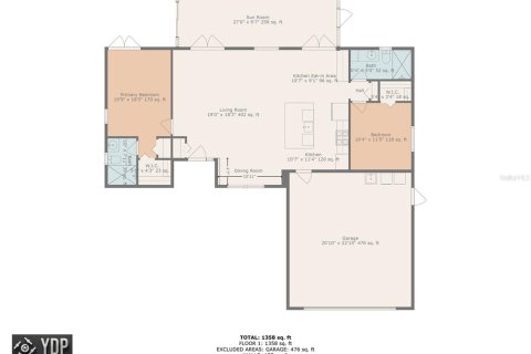 House in Palm Harbor, Florida 2 bedrooms, 125.42 sq.m. № 1838914 - photo 5