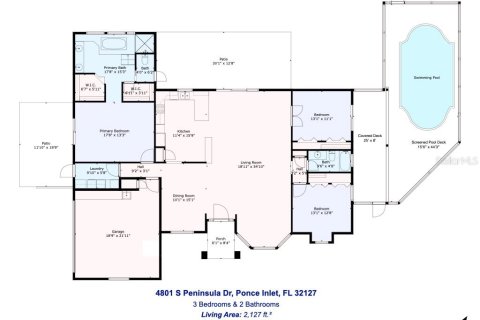 House in Ponce Inlet, Florida 3 bedrooms, 197.6 sq.m. № 2111984 - photo 18