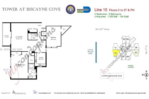 Condo in Aventura, Florida, 2 bedrooms № 2087911 - photo 22