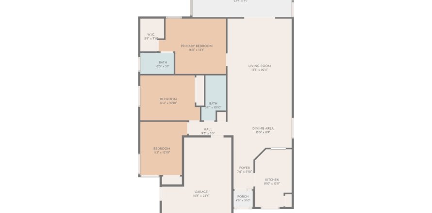 Casa en New Port Richey, Florida 3 dormitorios, 135.08 m2 № 1855708