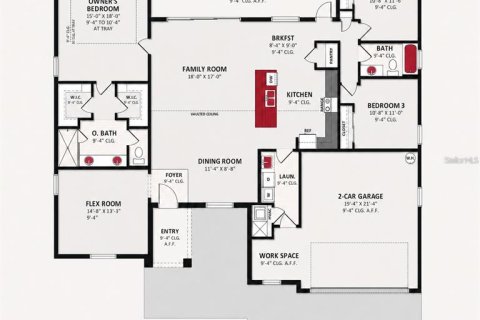 House in Englewood, Florida 3 bedrooms, 189.71 sq.m. № 2208604 - photo 17