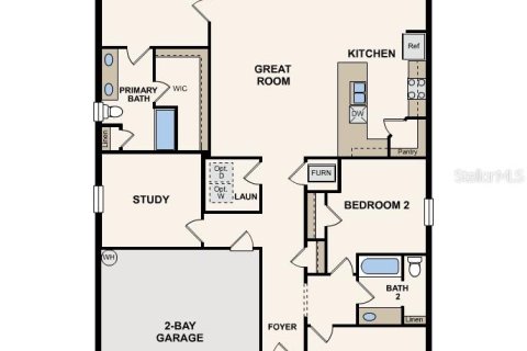 Casa en venta en Port Charlotte, Florida, 3 dormitorios, 168.9 m2 № 1894403 - foto 2