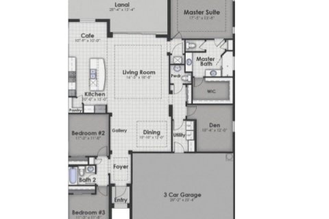 House floor plan «House», 2.5 bedrooms in Gran Place