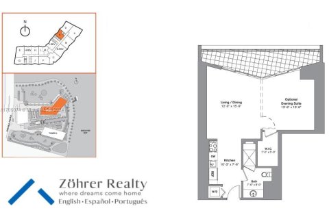 Condominio en venta en Miami, Florida, 1 dormitorio, 55.46 m2 № 1696659 - foto 9