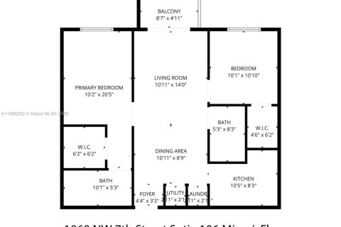 Copropriété à louer à Miami, Floride: 2 chambres, 80.36 m2 № 1949985 - photo 26