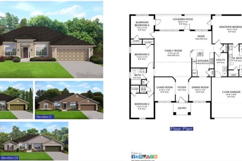 Casa en venta en North Port, Florida, 3 dormitorios, 201.51 m2 № 1849658 - foto 1