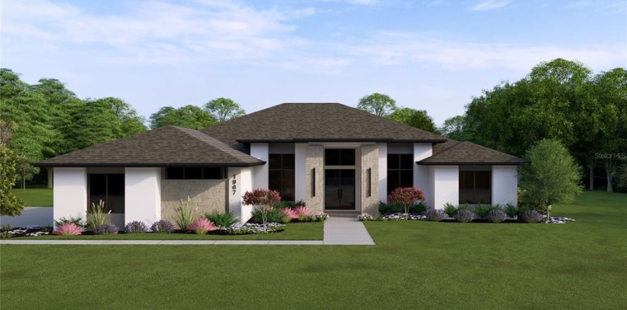 House in Newberry, Florida 4 bedrooms, 356.19 sq.m. № 2228249