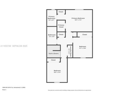 Снять в аренду таунхаус в Хомстед, Флорида 4 спальни, 163.97м2, № 1991019 - фото 27