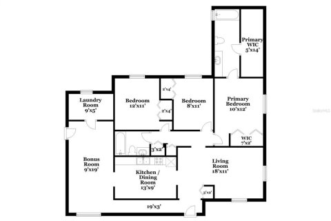 House in Tampa, Florida 3 bedrooms, 123.65 sq.m. № 1771109 - photo 15