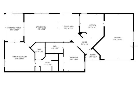 House in The Villages, Florida 2 bedrooms, 111.11 sq.m. № 2152364 - photo 4