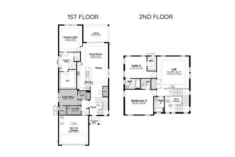 Townhouse floor plan «270SQM EL GRECO», 4 bedrooms in ARTISTRY PALM BEACH