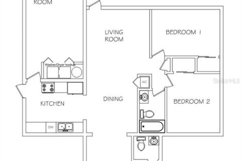 Villa ou maison à vendre à Palm Harbor, Floride: 2 chambres, 106.28 m2 № 2432613 - photo 21