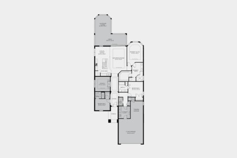 Townhouse floor plan «195SQM FARNESE», 3 bedrooms in ESPLANADE AT THE HEIGHTS