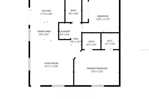 House in New Port Richey, Florida 2 bedrooms, 95.13 sq.m. № 2141963 - photo 5