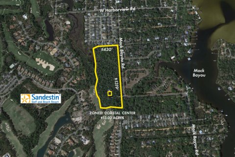 Terreno en venta en Santa Rosa Beach, Florida № 561174 - foto 1