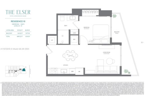 Condo in Miami, Florida, 1 bedroom  № 1725837 - photo 19