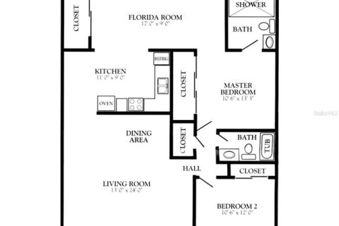 Copropriété à vendre à Clearwater, Floride: 2 chambres, 102.19 m2 № 2201514 - photo 18