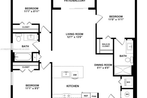 Apartment in Miami Gardens, Florida 3 bedrooms, 104.7 sq.m. № 1892486 - photo 2