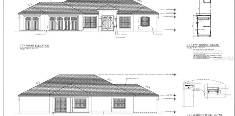 Villa ou maison à DeLand, Floride 4 chambres, 204.85 m2 № 2135927