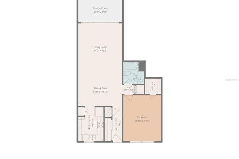 Condominio en venta en Saint Pete Beach, Florida, 1 dormitorio, 74.79 m2 № 2229286 - foto 26