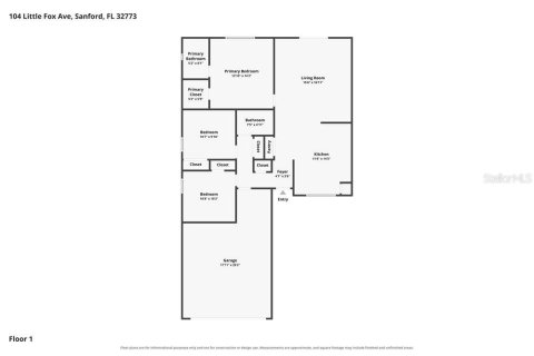 Villa ou maison à louer à Sanford, Floride: 3 chambres, 115.94 m2 № 2383534 - photo 2