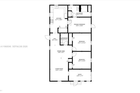 Купить виллу или дом в Майами, Флорида 3 спальни, 135.27м2, № 2029852 - фото 22